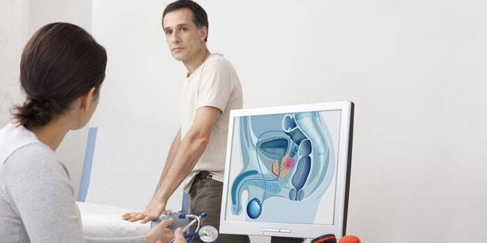 Տղամարդը բժշկի նշանակման ժամանակ